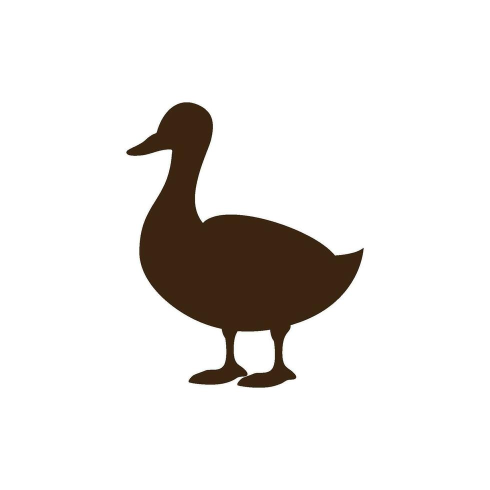 vecteur de logo de canard