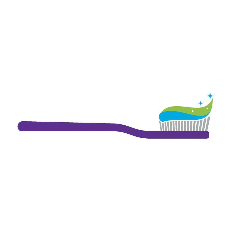 brosse à dents logo illustration vecteur