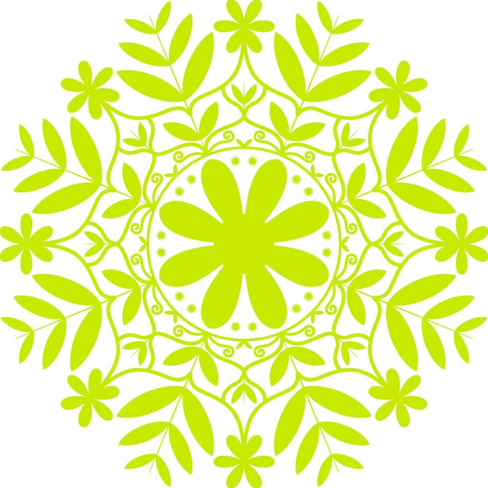 mandala. ethnique décoratif élément. Islam, arabe, Indien, et ottoman motifs. il est une circulaire et floral illustré conception. vecteur