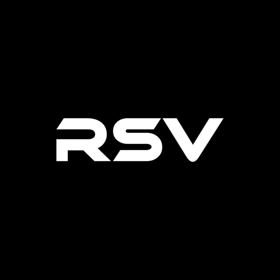 rsv lettre logo conception, inspiration pour une unique identité. moderne élégance et Créatif conception. filigrane votre Succès avec le frappant cette logo. vecteur