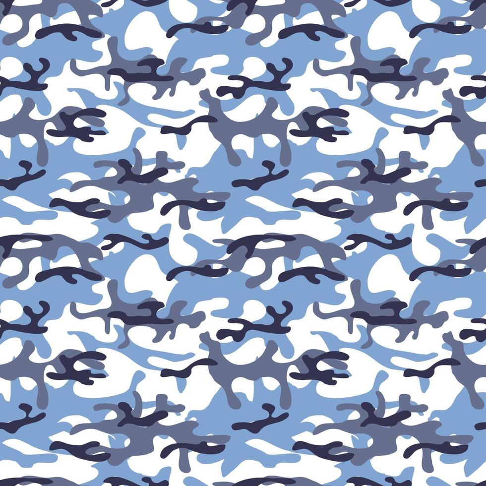 camouflage d'hiver modèle sans couture coloré. texture kaki. illustration vectorielle plane simple. pour la conception de tissus, papiers d'emballage, couvertures, sites web. vecteur