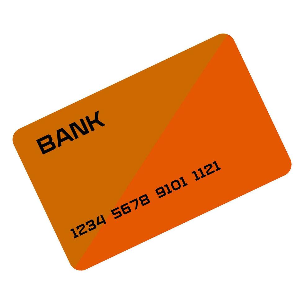 crédit carte vecteur plat icône. en ligne paiement. débit carte en espèces retrait. minimal style achats bancaire. financier opérations, en ligne Paiements concept. vecteur illustration pour la toile site conception