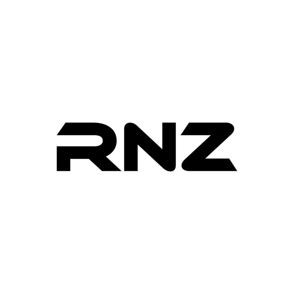 rnz lettre logo conception, inspiration pour une unique identité. moderne élégance et Créatif conception. filigrane votre Succès avec le frappant cette logo. vecteur