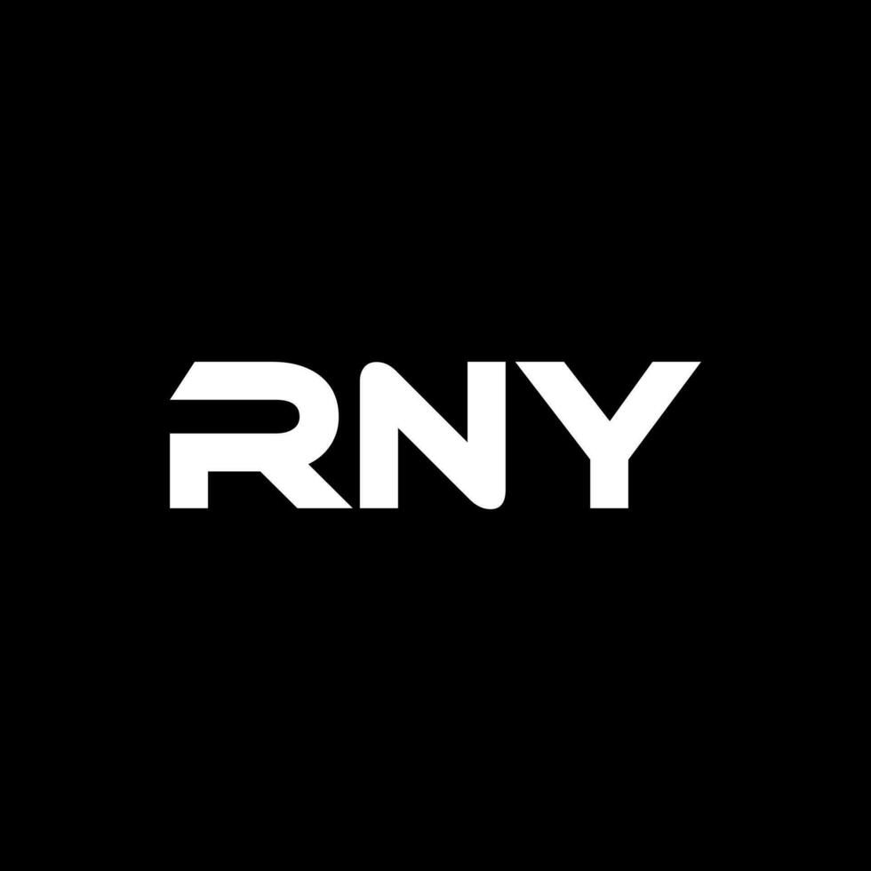 rny lettre logo conception, inspiration pour une unique identité. moderne élégance et Créatif conception. filigrane votre Succès avec le frappant cette logo. vecteur