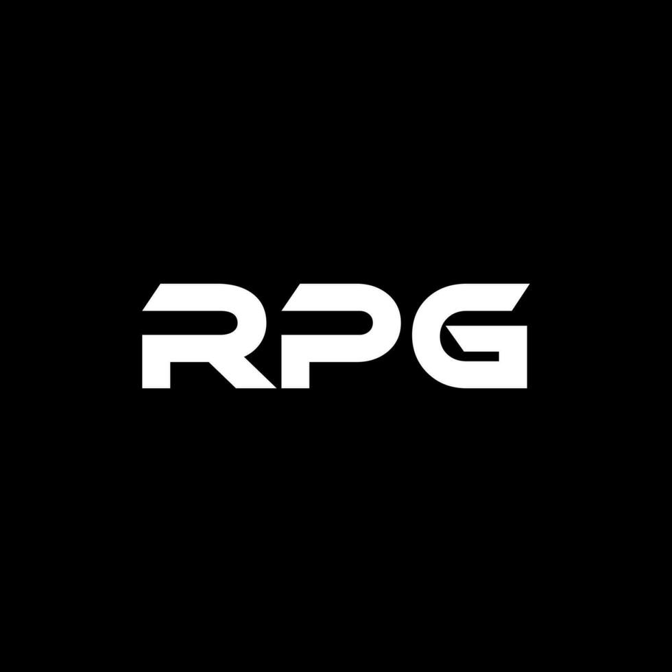 rpg lettre logo conception, inspiration pour une unique identité. moderne élégance et Créatif conception. filigrane votre Succès avec le frappant cette logo. vecteur