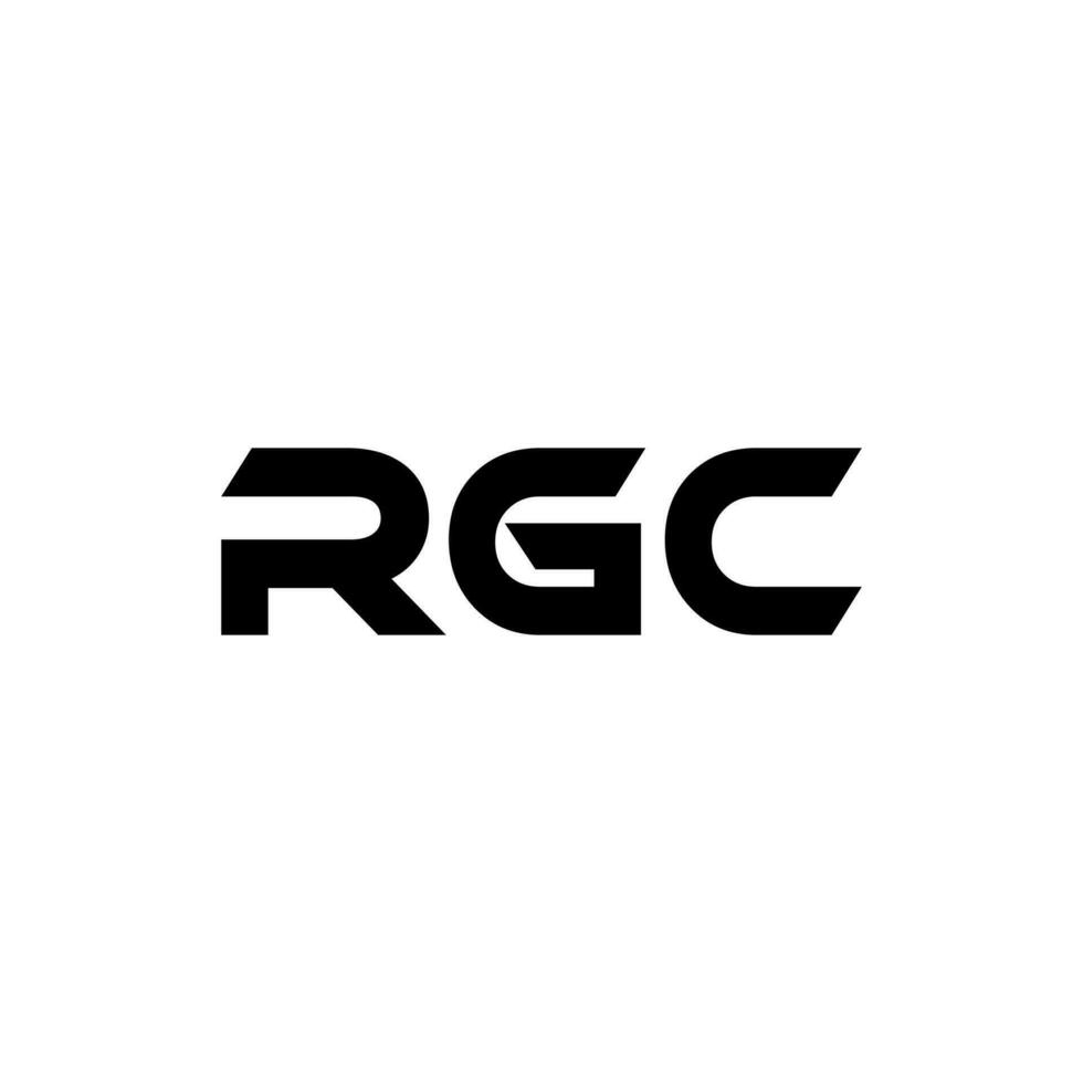 rgc lettre logo conception, inspiration pour une unique identité. moderne élégance et Créatif conception. filigrane votre Succès avec le frappant cette logo. vecteur