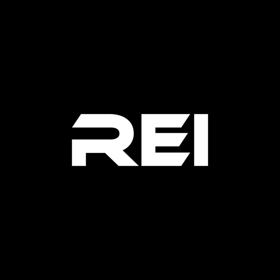 rei lettre logo conception, inspiration pour une unique identité. moderne élégance et Créatif conception. filigrane votre Succès avec le frappant cette logo. vecteur