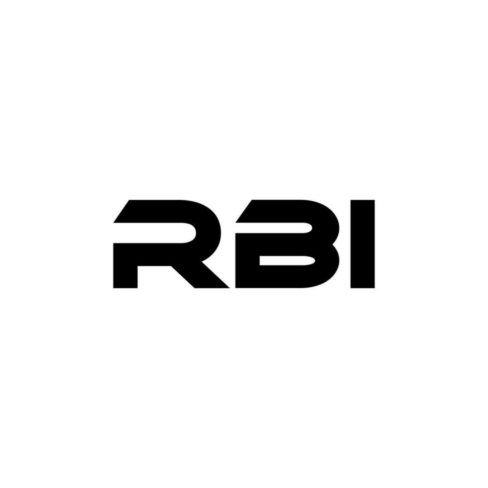 rbi lettre logo conception, inspiration pour une unique identité. moderne élégance et Créatif conception. filigrane votre Succès avec le frappant cette logo. vecteur