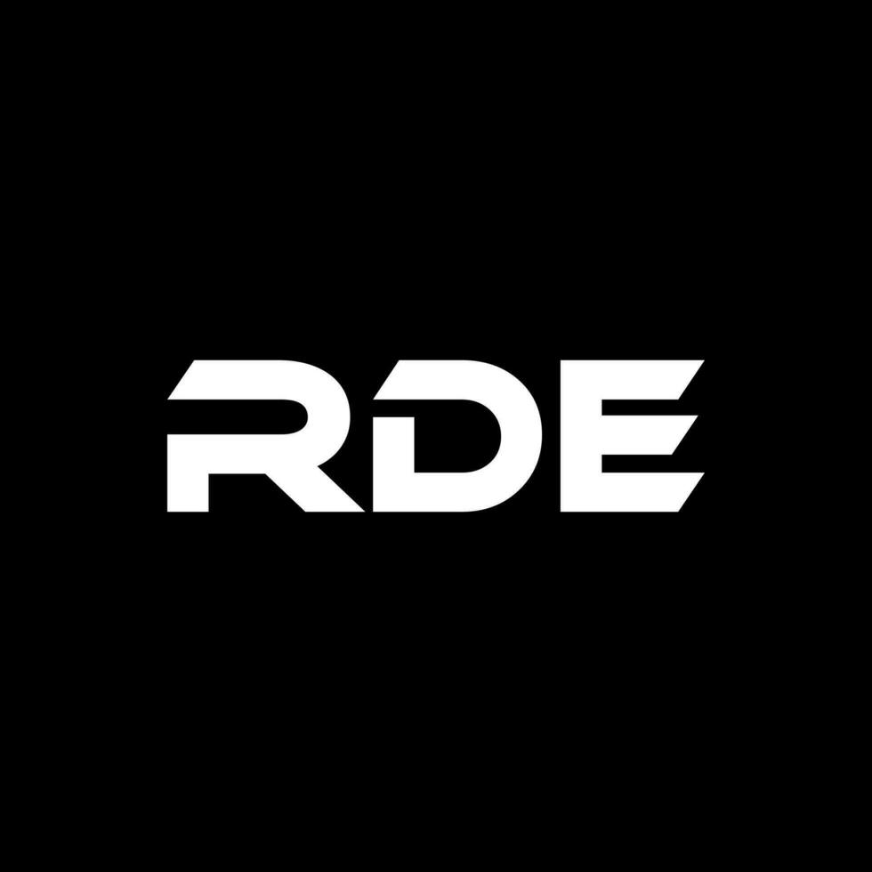 rde lettre logo conception, inspiration pour une unique identité. moderne élégance et Créatif conception. filigrane votre Succès avec le frappant cette logo. vecteur