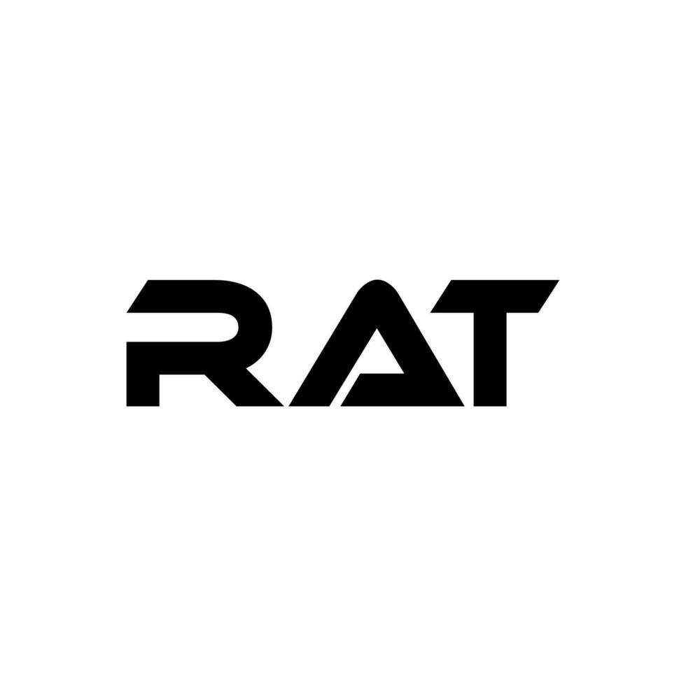 rat lettre logo conception, inspiration pour une unique identité. moderne élégance et Créatif conception. filigrane votre Succès avec le frappant cette logo. vecteur