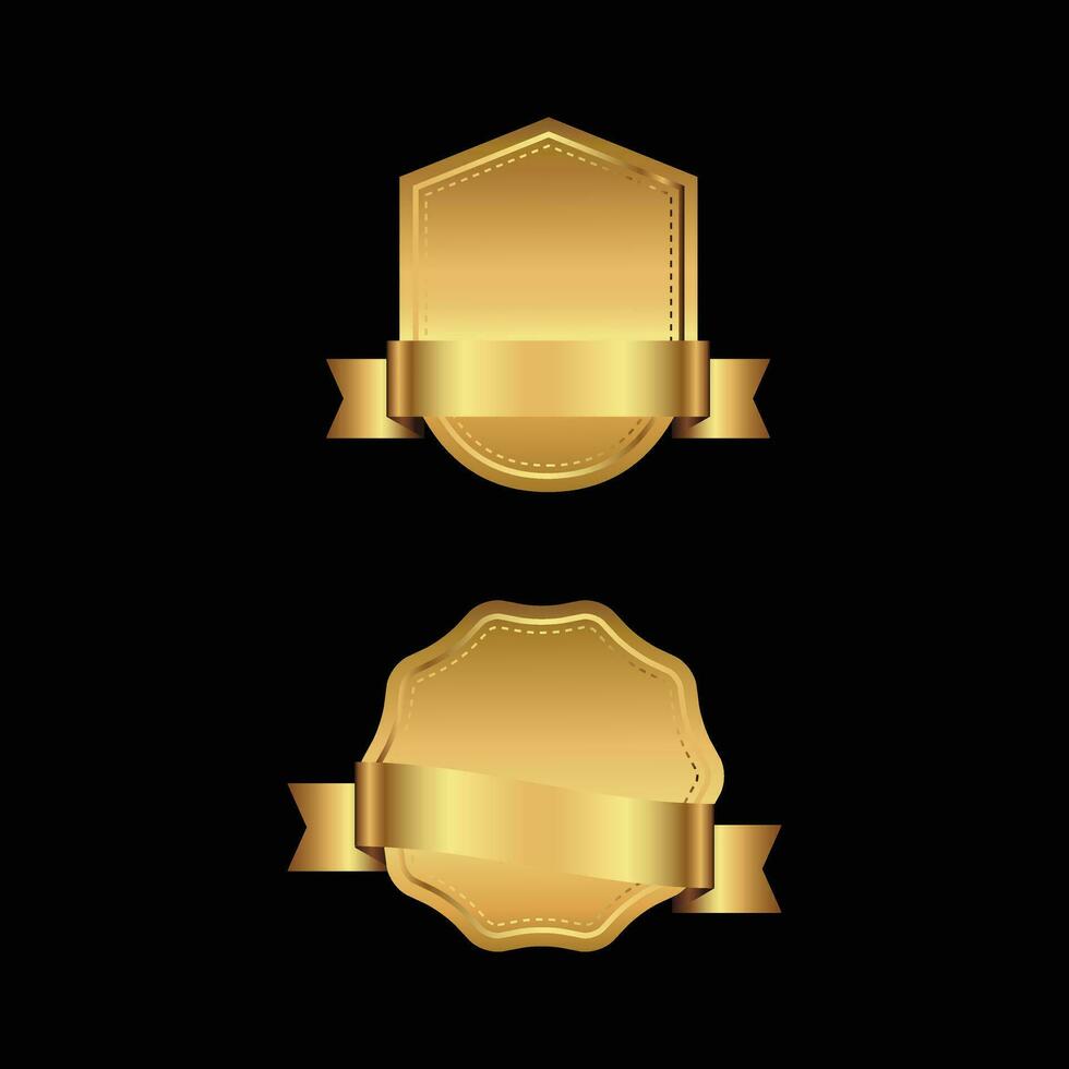 d'or ruban illustration vecteur