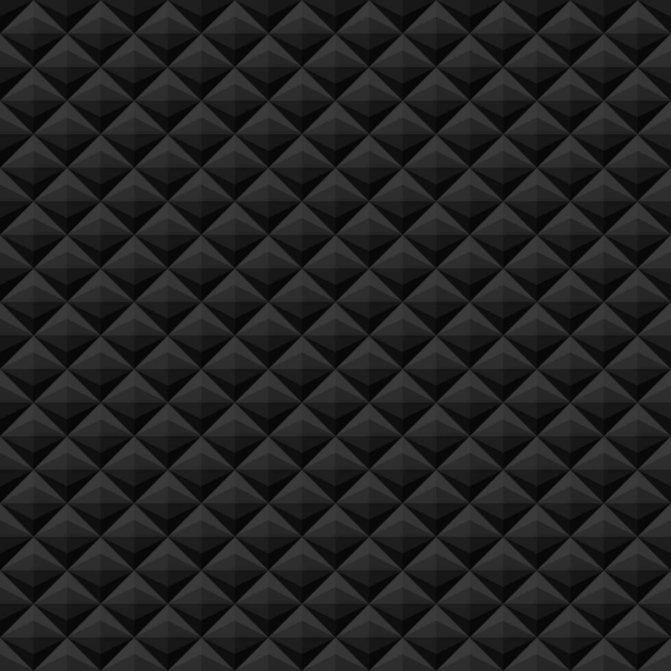 foncé noir géométrique la grille carbone fibre Contexte moderne foncé abstrait sans couture texture vecteur