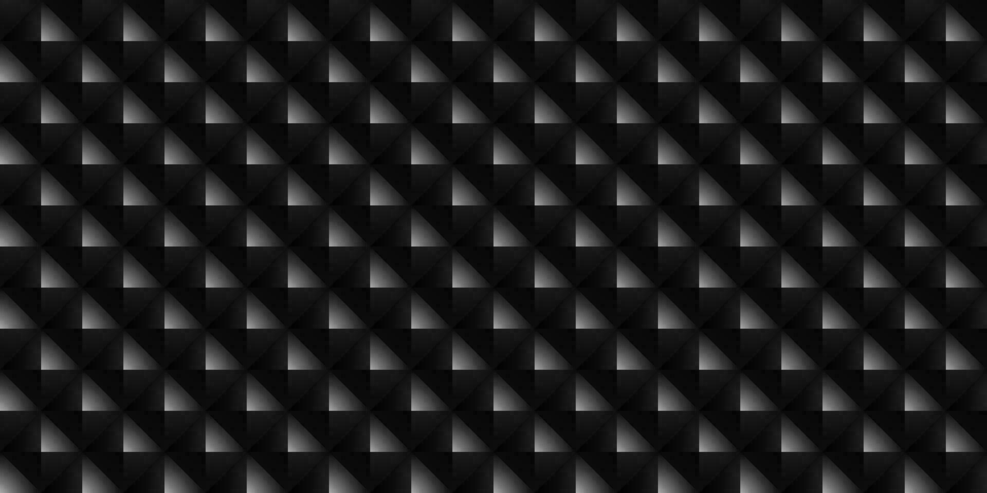 foncé noir géométrique la grille carbone fibre Contexte moderne foncé abstrait texture sans couture modèle vecteur