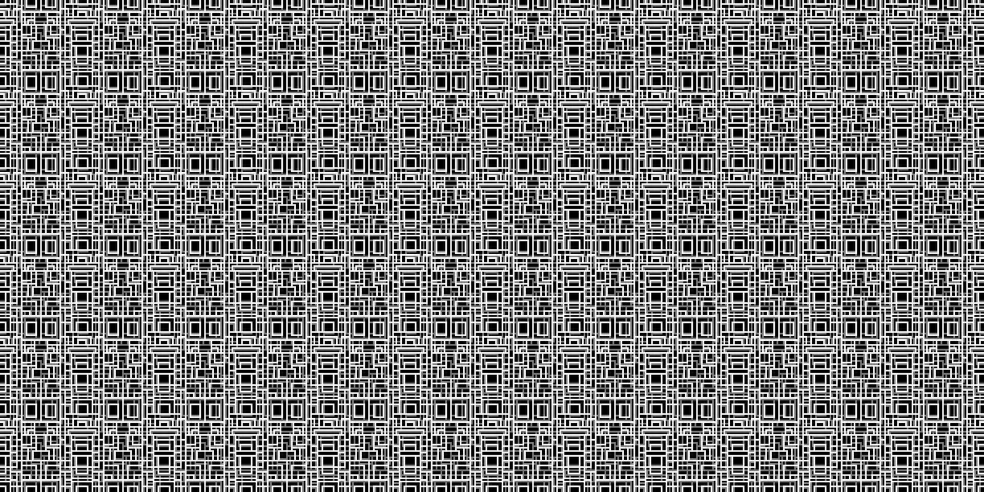 monochrome géométrique la grille pixel art Contexte moderne noir et blanc abstrait mosaïque texture vecteur