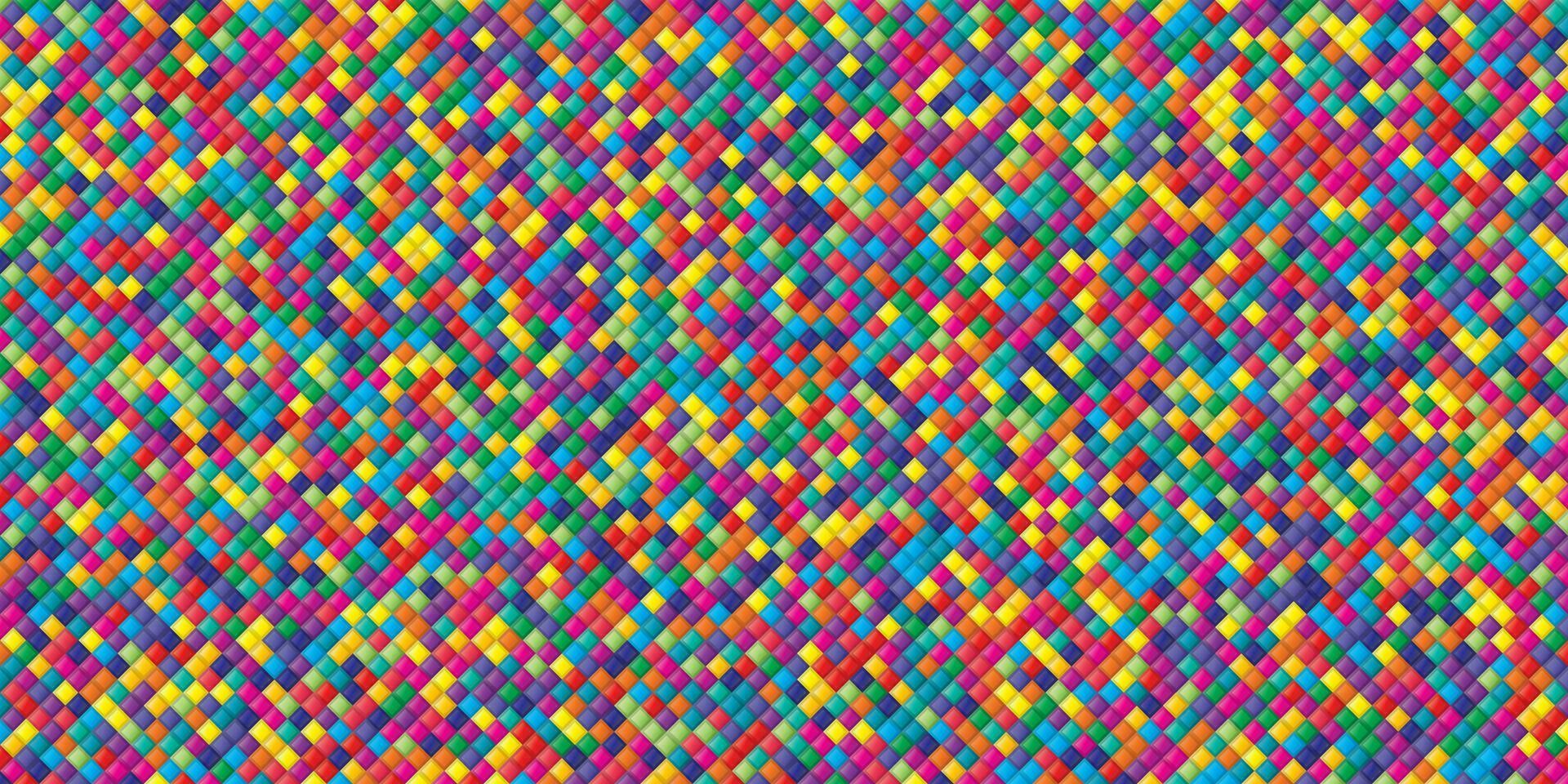 abstrait coloré sans couture géométrique la grille Contexte avec coloré formes vecteur