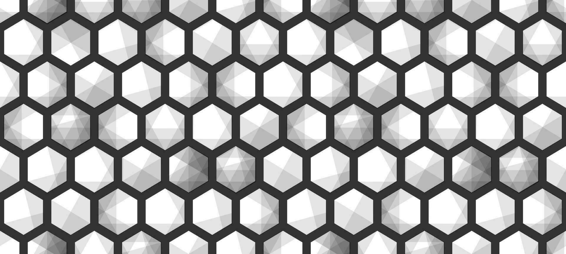 abstrait hexagonal géométrique modèle Contexte vecteur