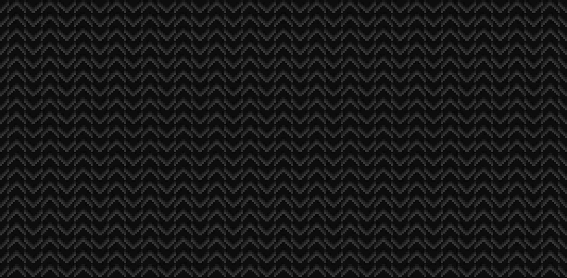 abstrait chevron rayé modèle sans couture texture monochrome Contexte géométrique illustration pixel art style vecteur