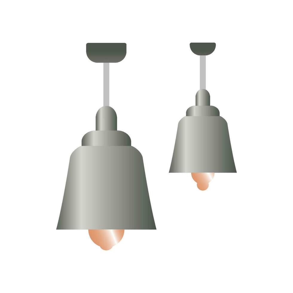 supporter lampe icône conception vecteur