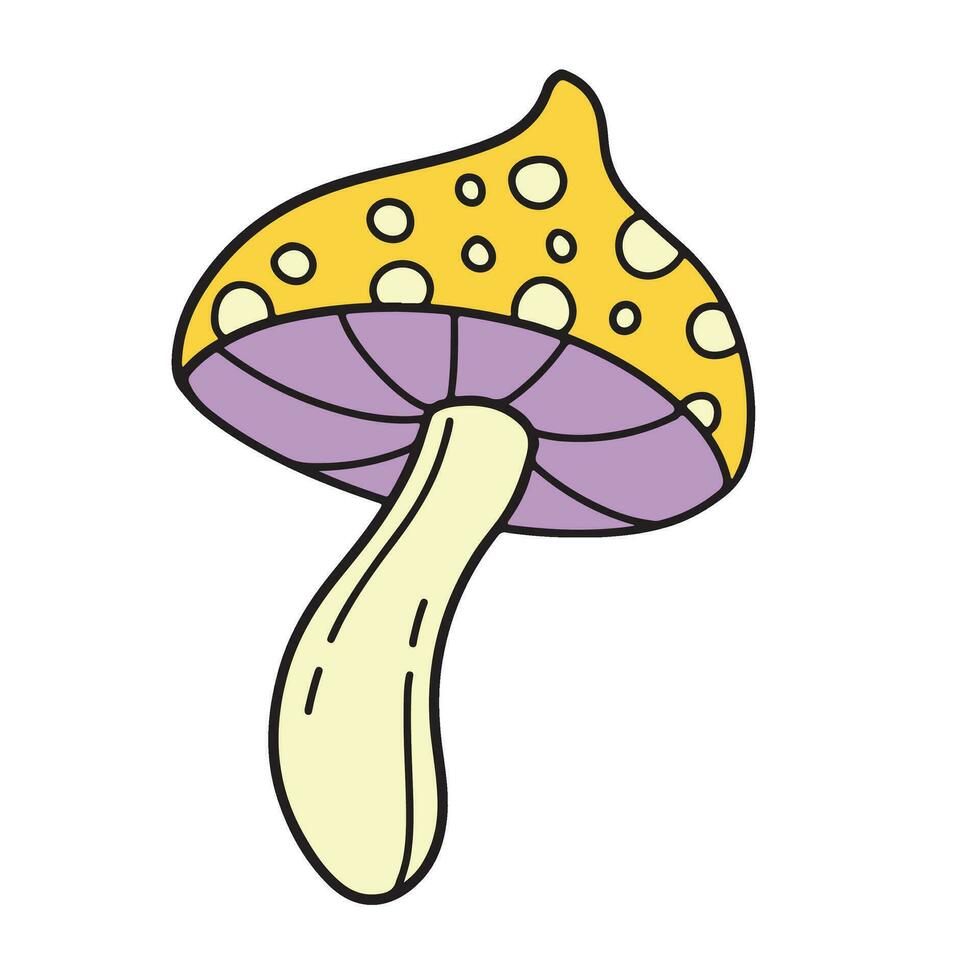 champignon icône vecteur illustration