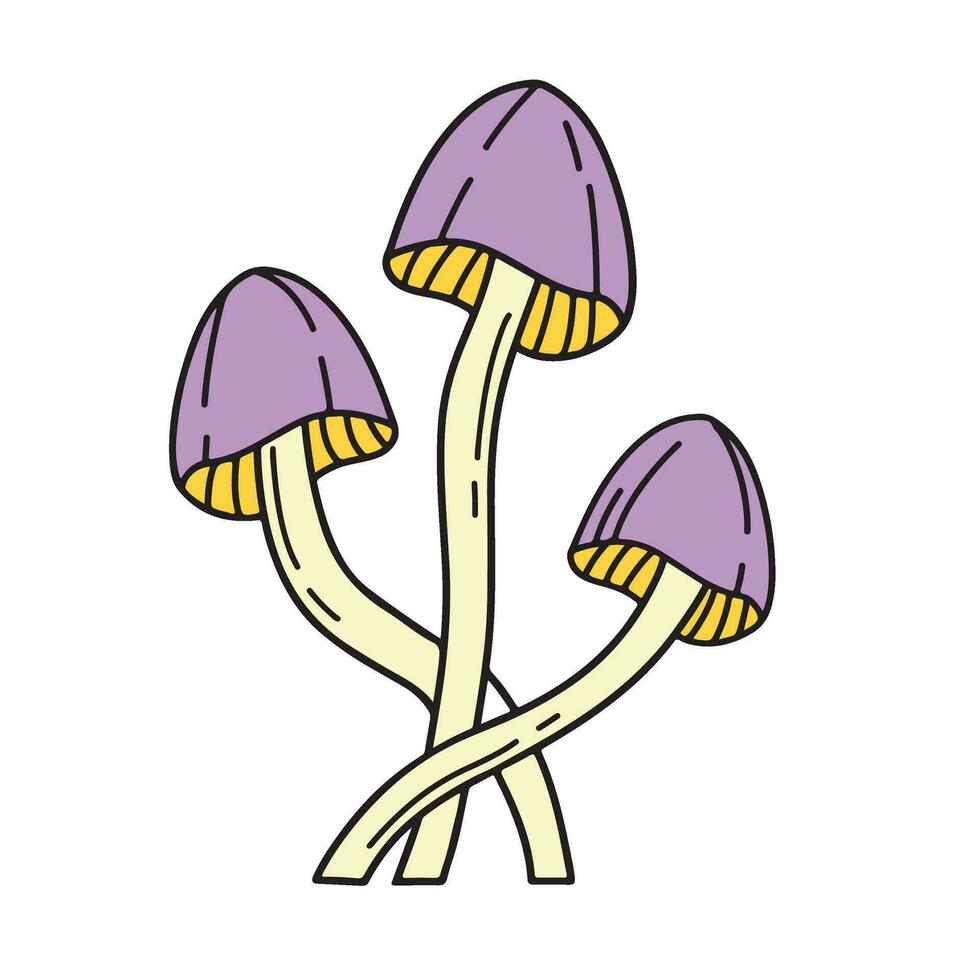 champignon icône vecteur illustration