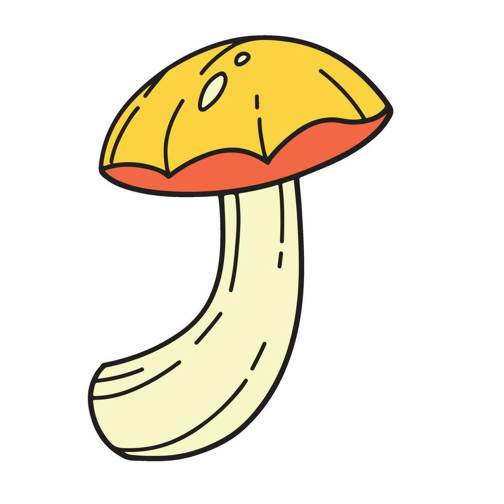 champignon icône vecteur illustration