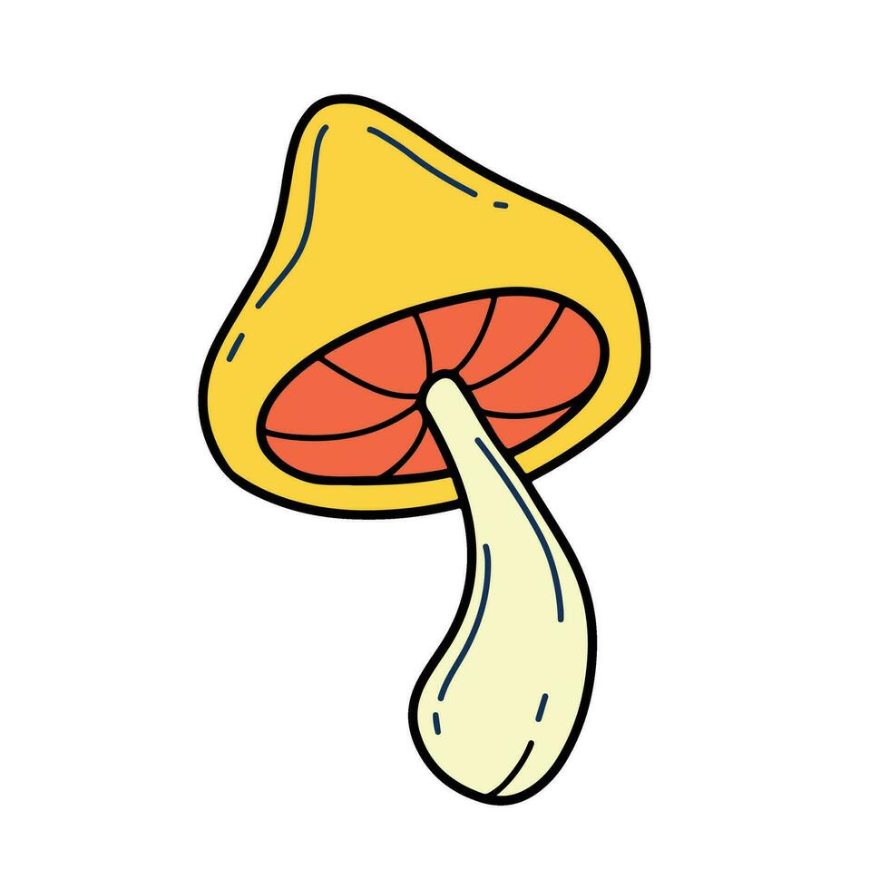 champignon icône vecteur illustration