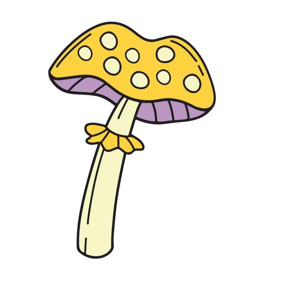 champignon icône vecteur illustration