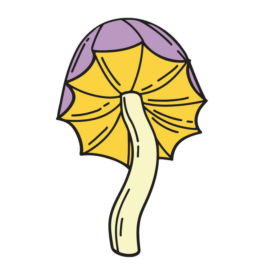 champignon icône vecteur illustration