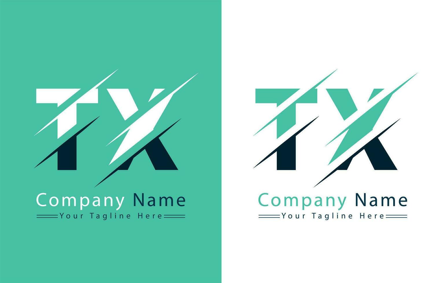 tx lettre logo conception modèle. vecteur logo illustration