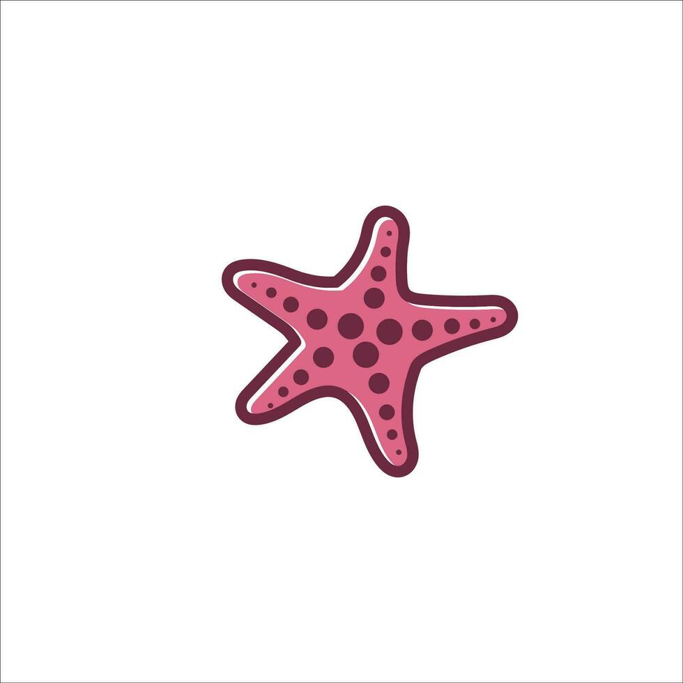 étoile poisson Stock vecteur illustration