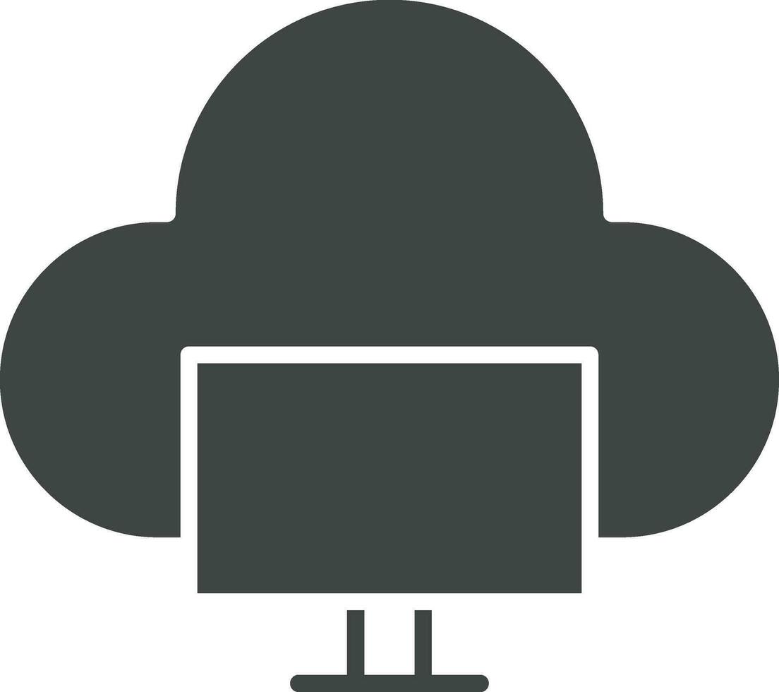 nuage système icône vecteur image. adapté pour mobile applications, la toile applications et impression médias.