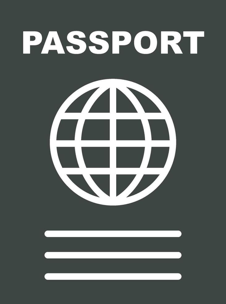 passeport icône vecteur image. adapté pour mobile applications, la toile applications et impression médias.