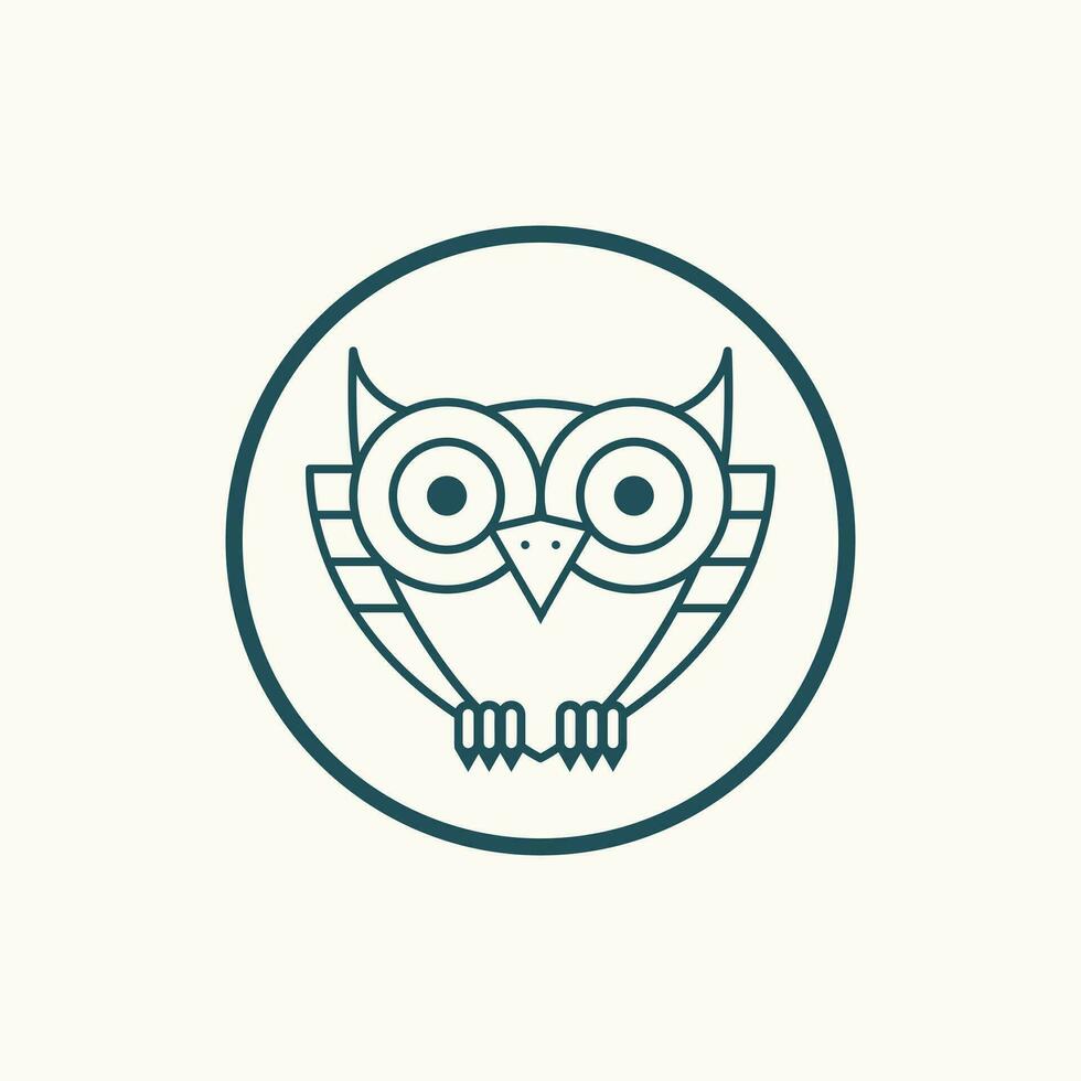 sagesse se rencontre conception dans notre vecteur hibou logo icône. une symbole de intellect et mystère, parfait pour ajouter une toucher de perspicacité à votre marque ou projet.