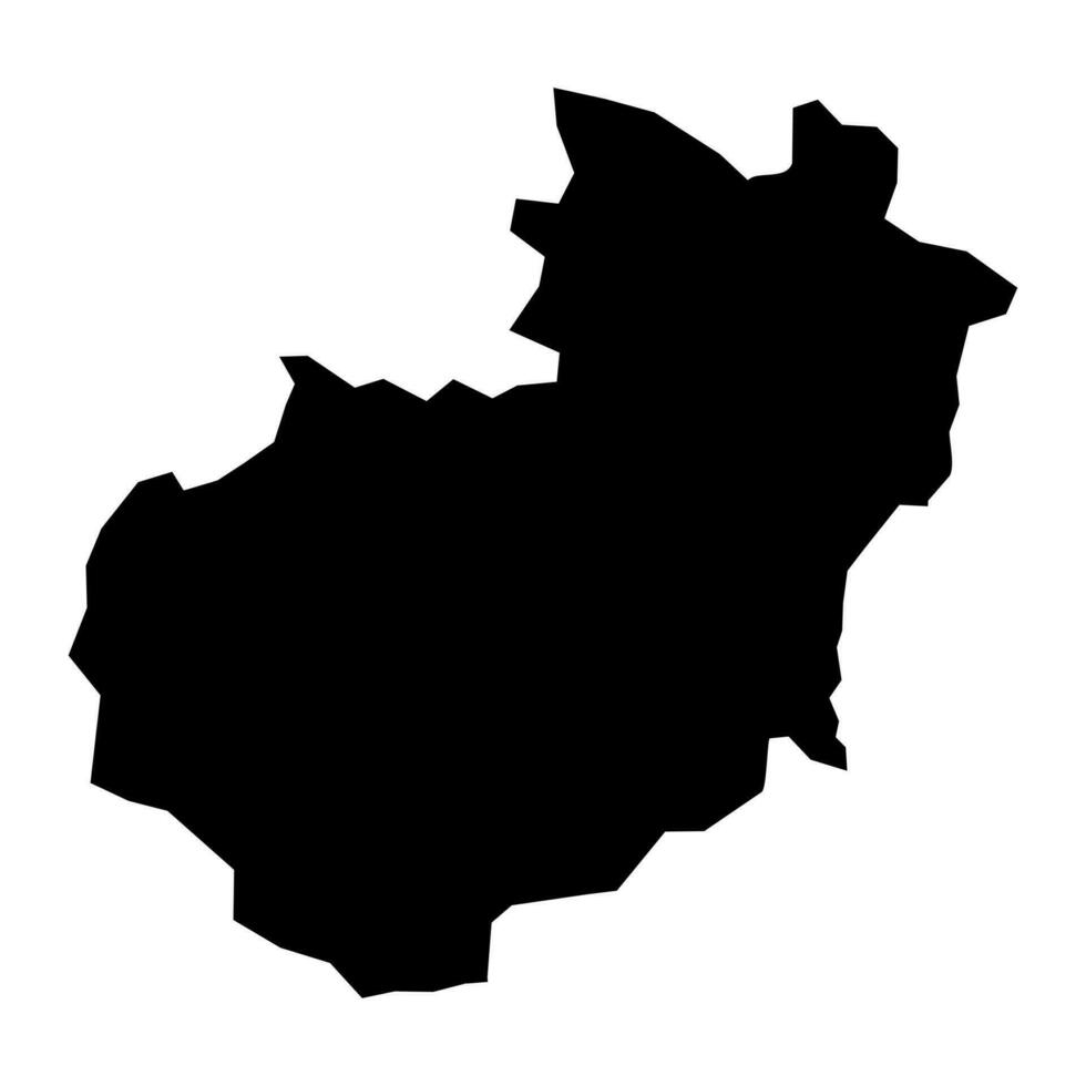 Santiago Province carte, administratif division de dominicain république. vecteur illustration.