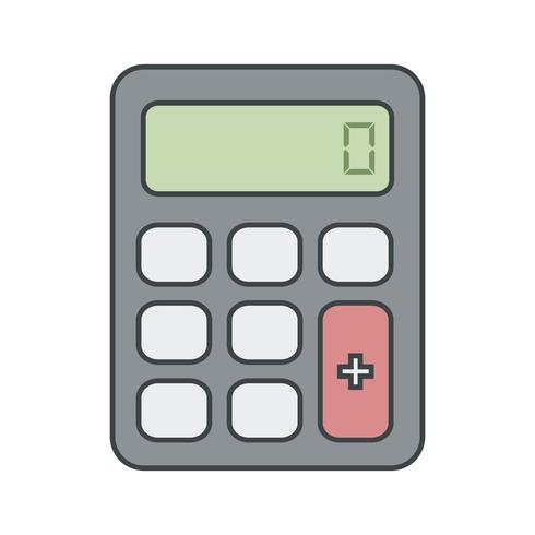 Icône de calculatrice de vecteur