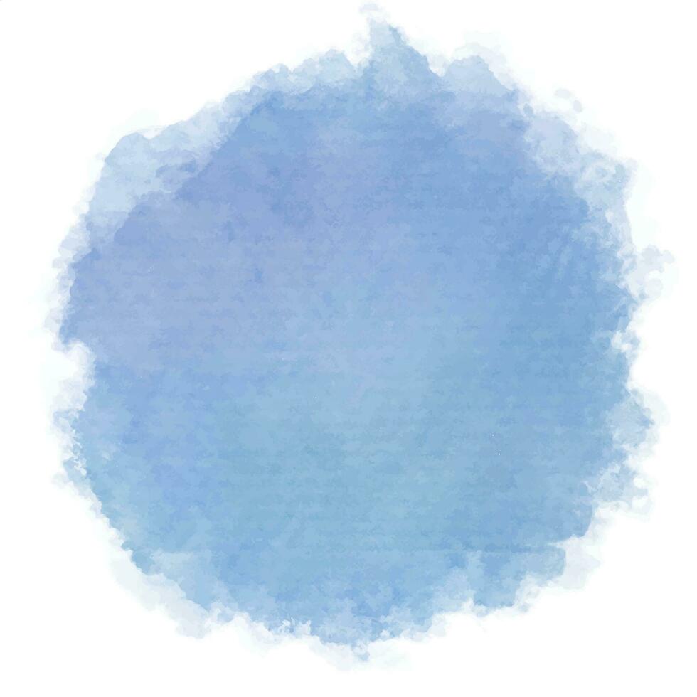 ai généré bleu aquarelle tache peindre vecteur