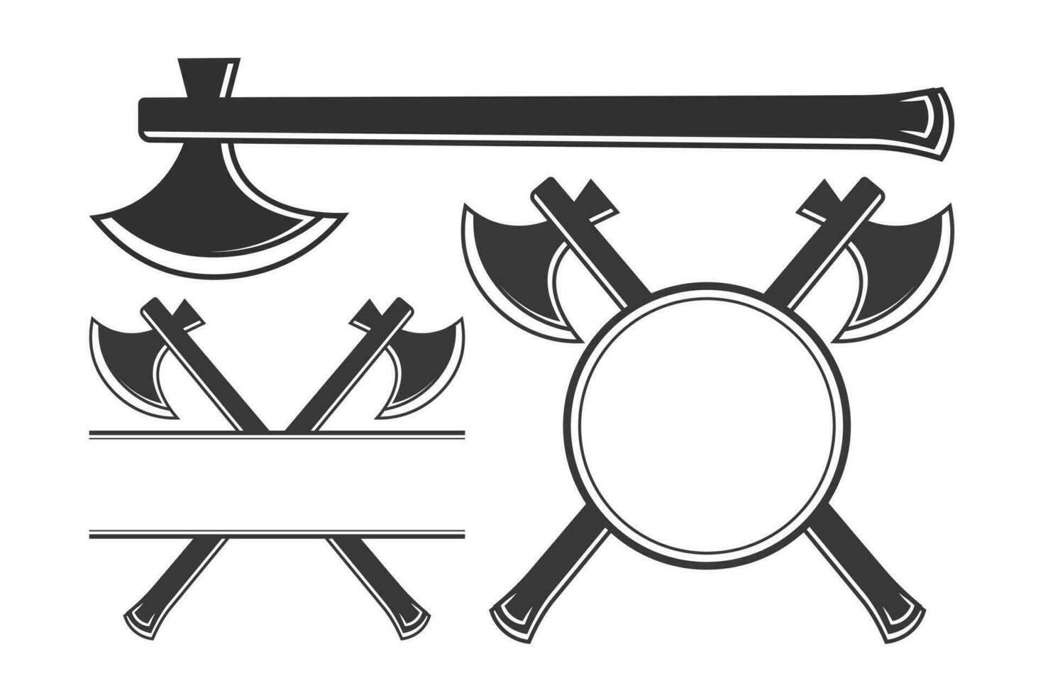 hache vecteur monogramme, hache silhouette monogramme, forêt outils, bûcheron, bûcheron, Matériel vecteur, réparation outils, forêt outils, bûcheron monogramme, bûcheron