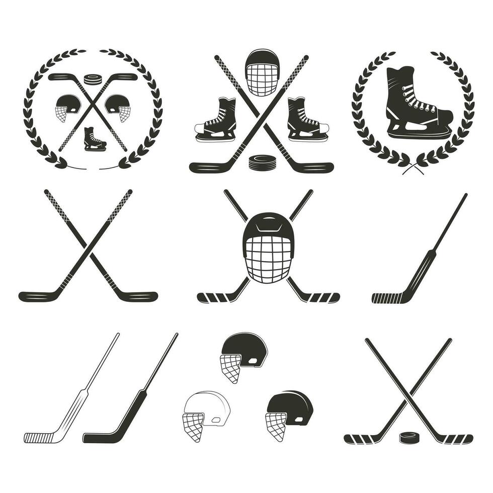 le hockey vecteur, le hockey, des sports illustration, le hockey, vecteur, le hockey silhouette, silhouette, des sports silhouette, Jeu vecteur, le hockey tournoi, le hockey tournoi, champions ligue vecteur