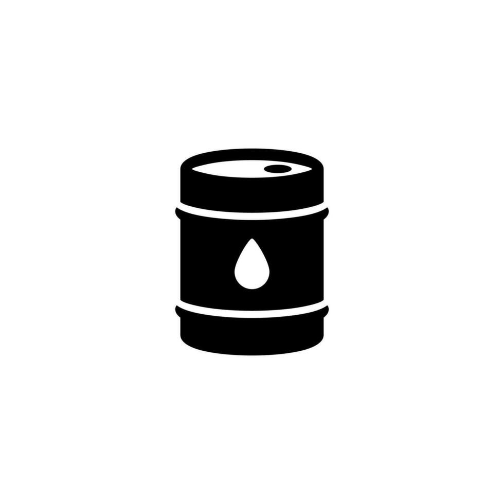 Facile brut pétrole icône illustration vecteur