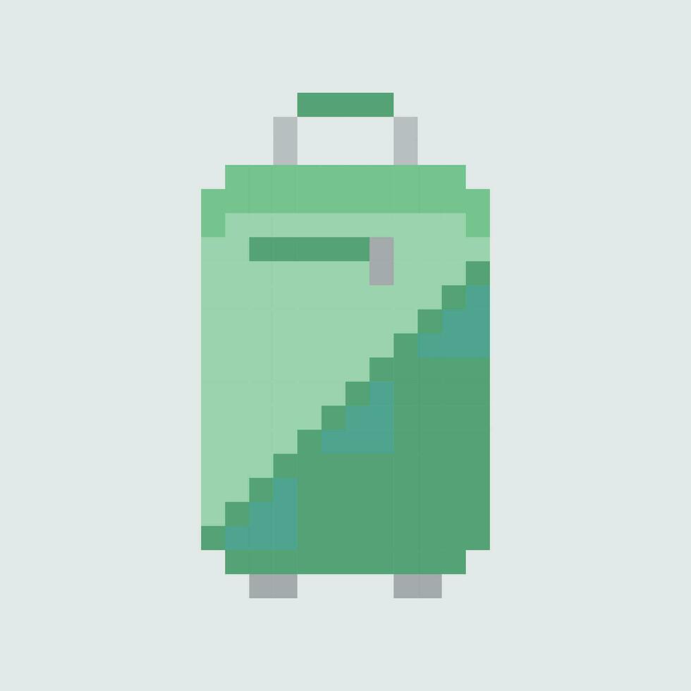 pixel art valise illustration vecteur