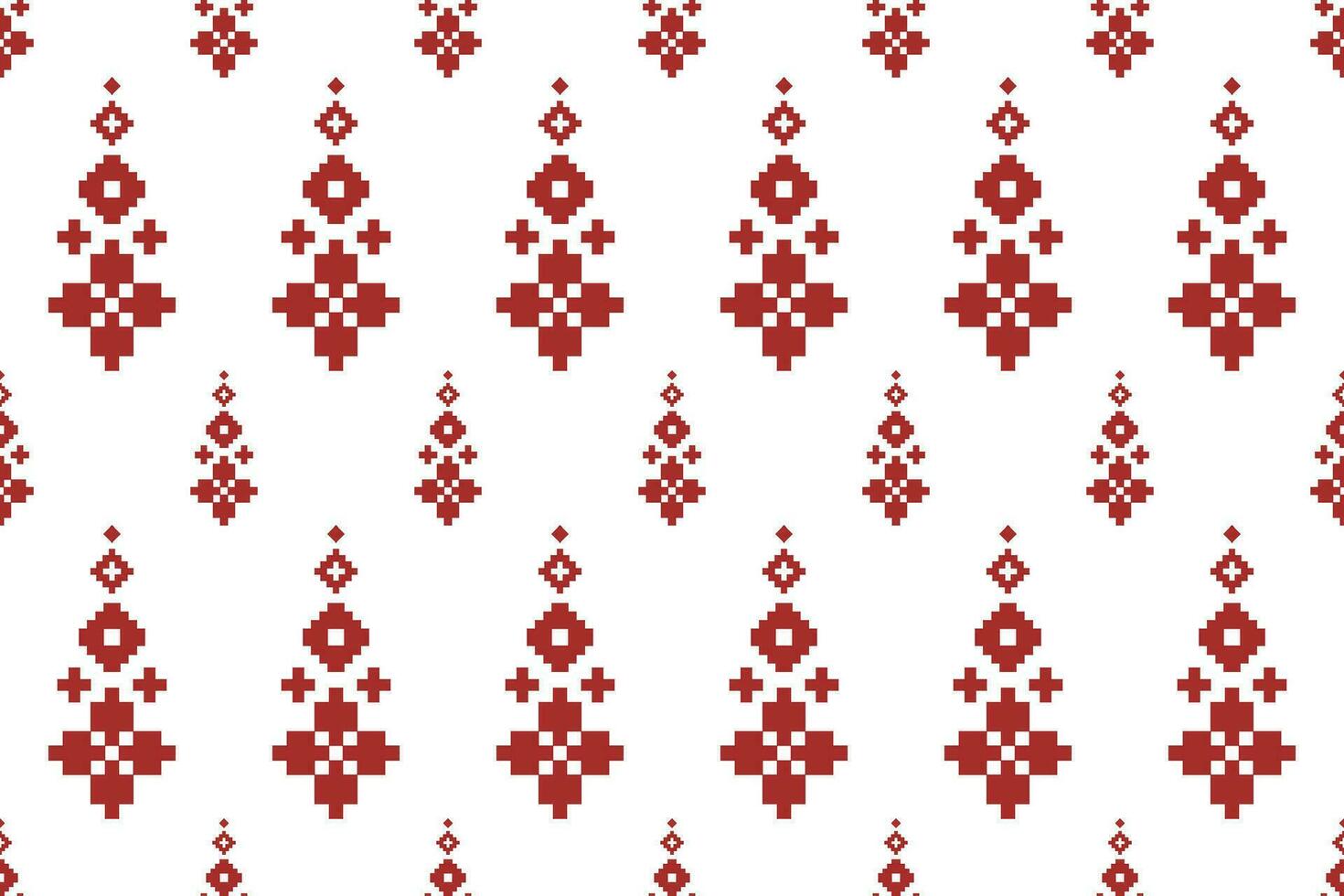 rouge traditionnel ethnique modèle paisley fleur ikat Contexte abstrait aztèque africain indonésien Indien sans couture modèle pour en tissu impression tissu robe tapis rideaux et sarong vecteur