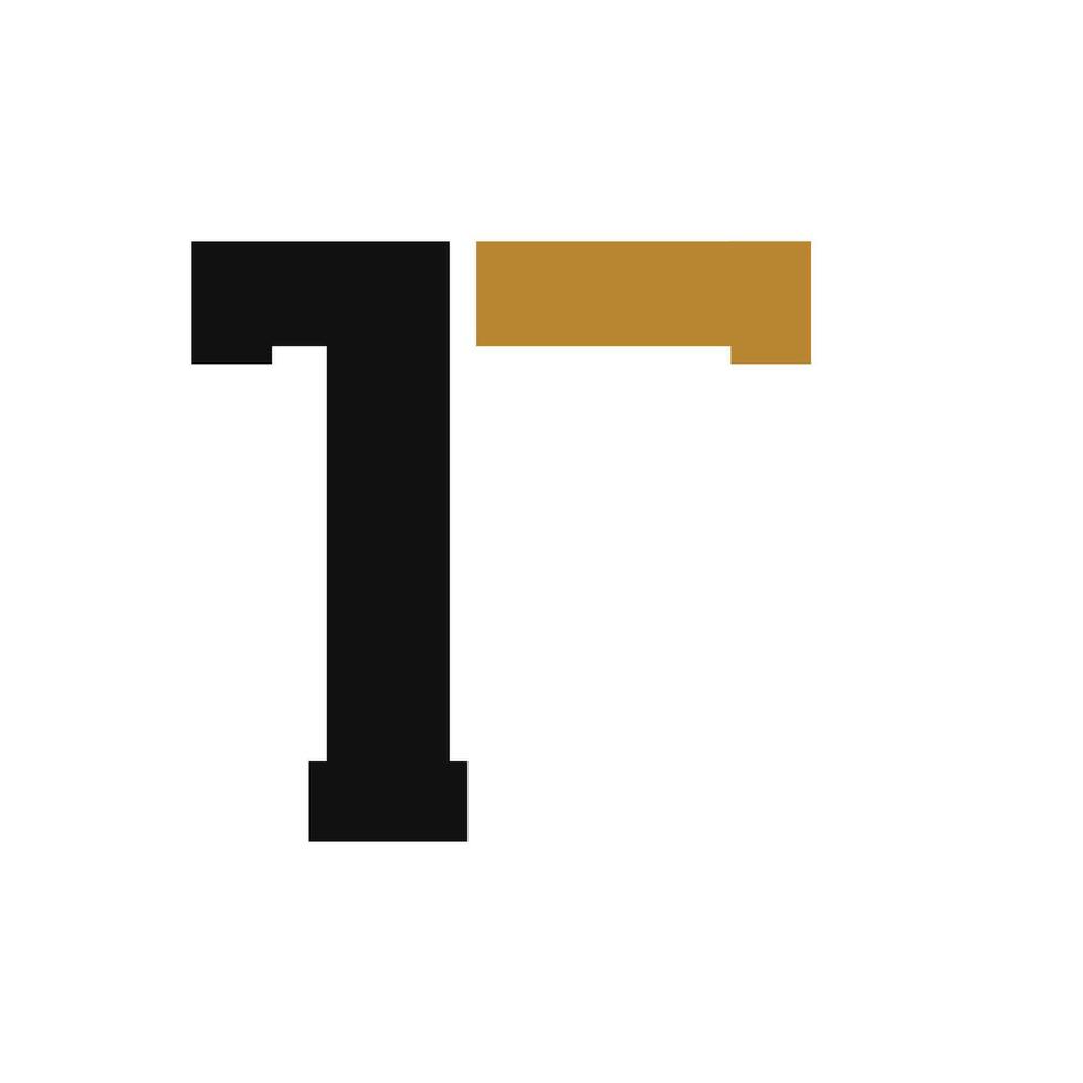 lettre t logo conception. Créatif initiale lettre t logo conception vecteur