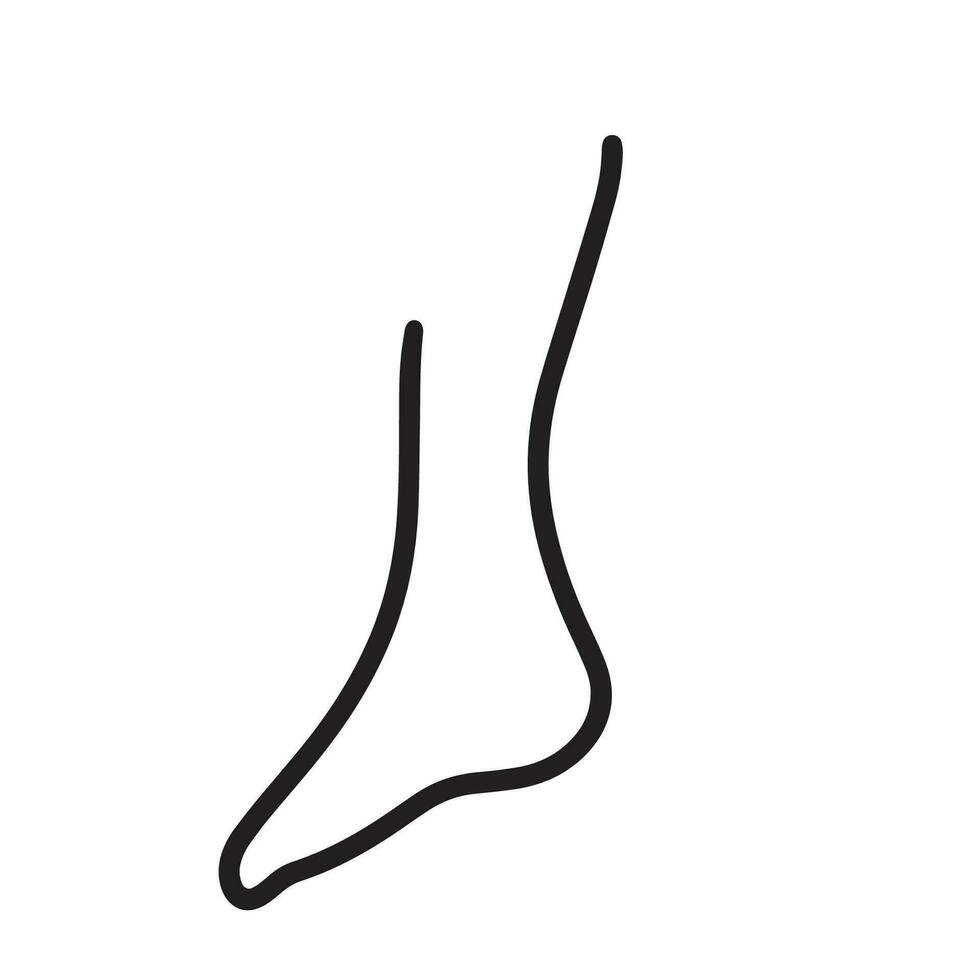 modèle de logo d'icône de pied et de soins soins de santé du pied et de la cheville vecteur