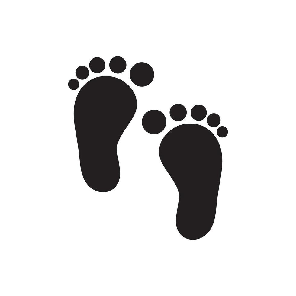 modèle de logo d'icône de pied et de soins soins de santé du pied et de la cheville vecteur