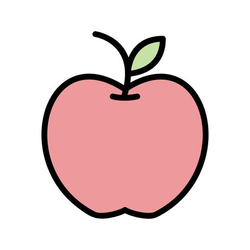 Icône de vecteur de pomme