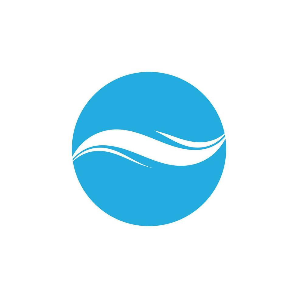 l'eau vague logo vecteur et symbole modèle