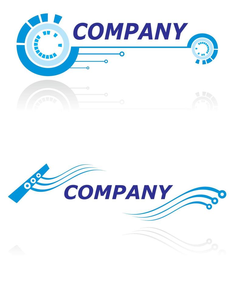 logo pour entreprise moderne vecteur