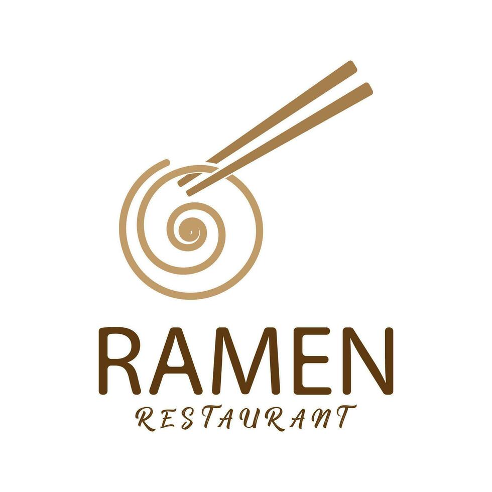 ramen illustration logo vecteur