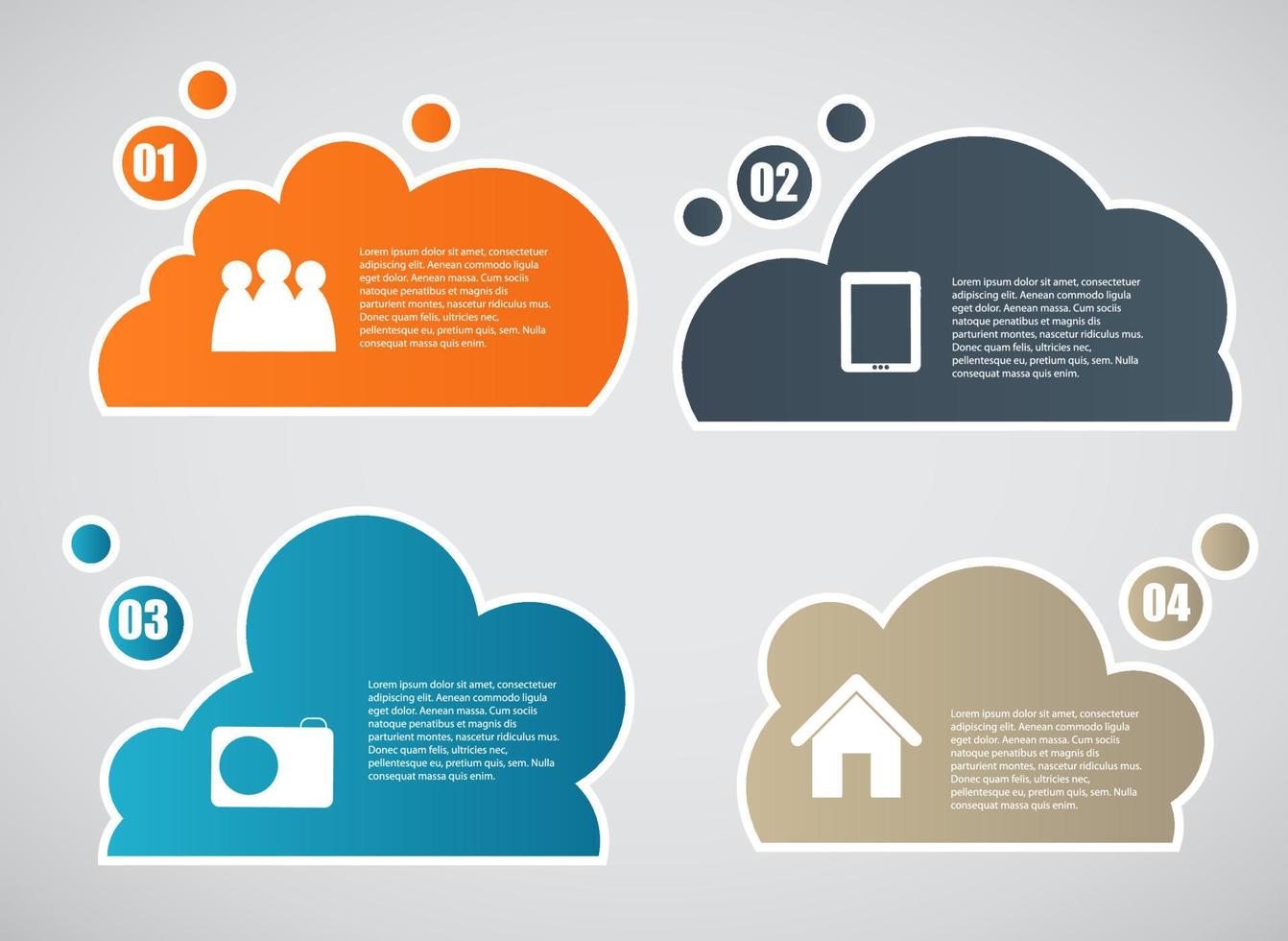 illustration vectorielle de modèle d'entreprise infographique vecteur