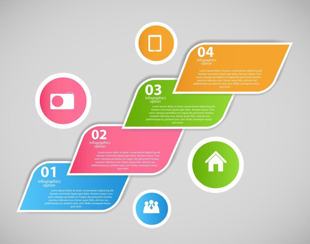 illustration vectorielle de modèle d'entreprise infographique vecteur